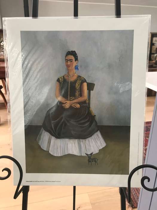 STUNNING!!!! UNDAMAGED SEALED PRINT - FRIDA KAHLO ITZCUINTLI DOG WITH ME!!!