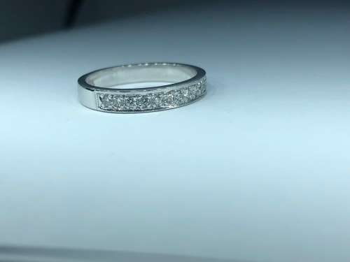 18CT White Gold Eternity Ring