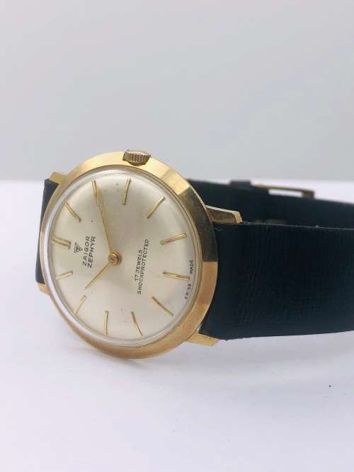 *ZAIGOR ZEPHYR 17 JEWELS MENS WATCH* R1 BIDS