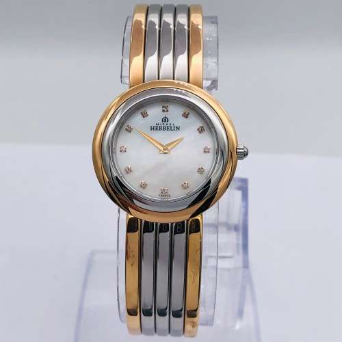 *MICHEL HERBELIN CORYNTHE LADIES* MOTHER OF PEARL!