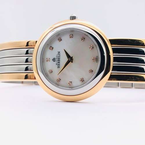 *MICHEL HERBELIN CORYNTHE LADIES* MOTHER OF PEARL!