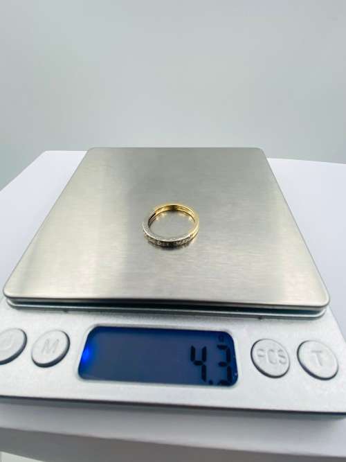 *18CT CHUNKY DIAMOND ETERNITY RING* R1 BIDS!