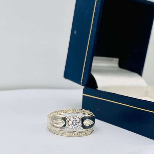 *SOLID SILVER CYCLOPS INFINITY RING* R1 BIDS!!!