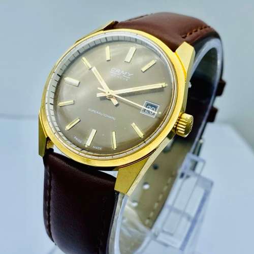 *CAMY GENEVE SUPERAUTOMATIC DATE WATCH* NEW OLD STOCK!
