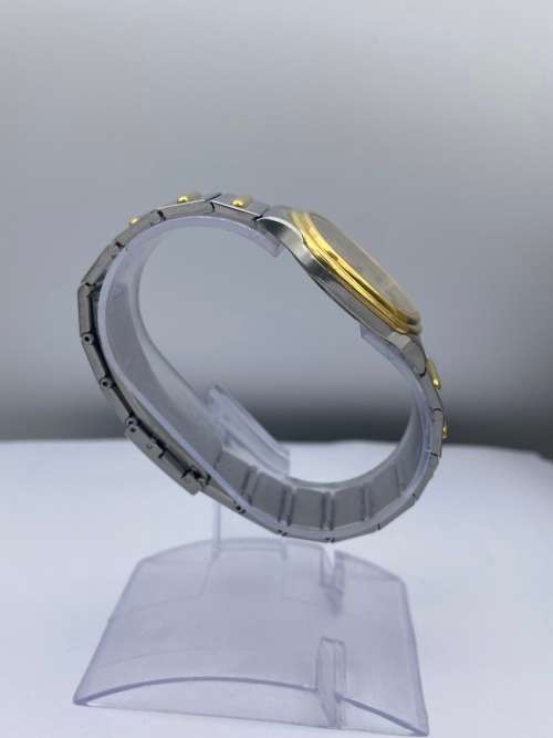 *18CT JAEGER-LeCOULTRE ALBATROS DRESS WATCH* GOLD & STEEL LUXURY!