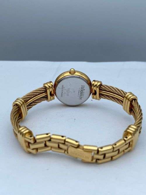 ***MICHEL HERBELIN PARIS GOLD MESH DRESS WATCH* R1 BIDS!**