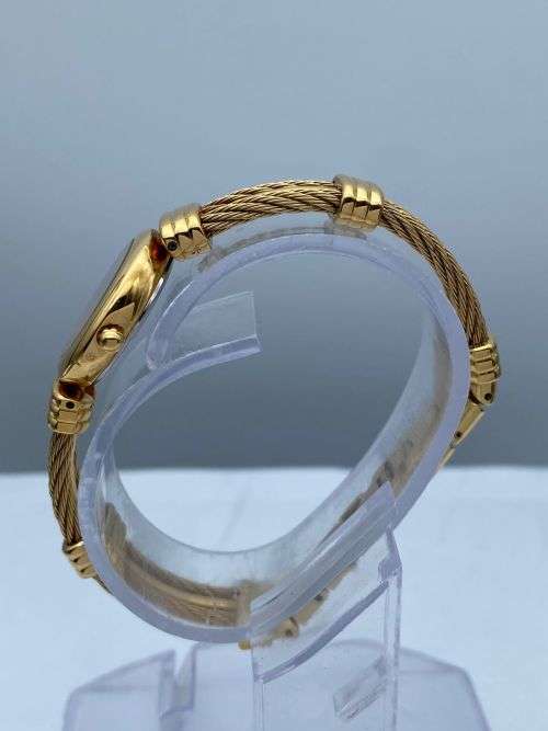 ***MICHEL HERBELIN PARIS GOLD MESH DRESS WATCH* R1 BIDS!**