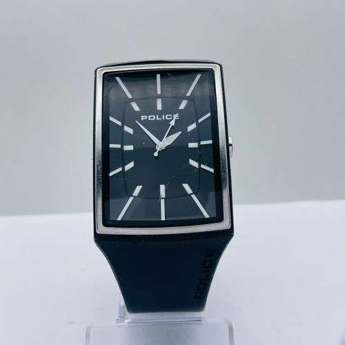 POLICE MINIMALIST MENS BLACK DRESS WATCH