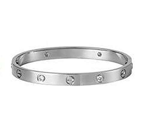 Set of 2 Bracelets, stamped 18KGP Gold Filled. Inspired by designer Love Bracelet