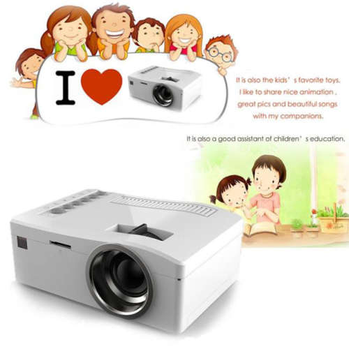 400LM HD Home Theater LED LCD Mini Projector USB HDMI SD