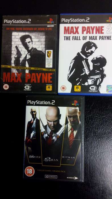 PS2 Hitman Trilogy and Max Payne Bundle