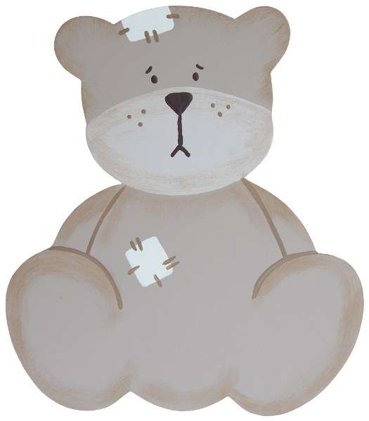 Byron Bear Sitting Cut-Out / Medium