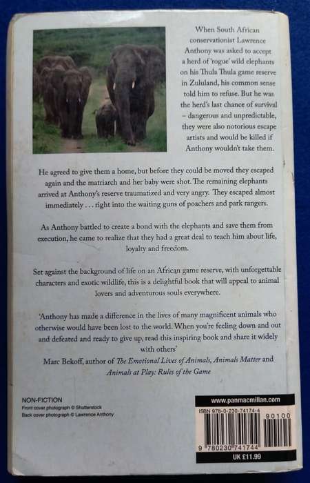 The elephant whisperer - Lawrence Anthony with Graham Spence