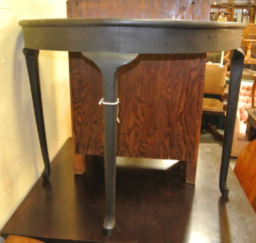 S.A pine half moon table