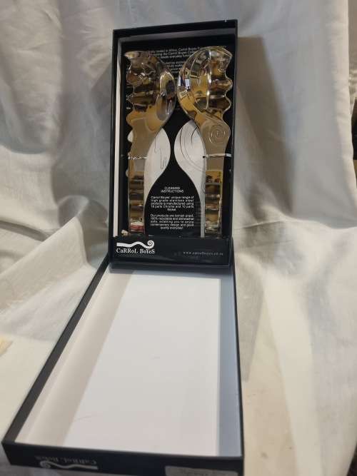 Carrol boyes kissing salad servers