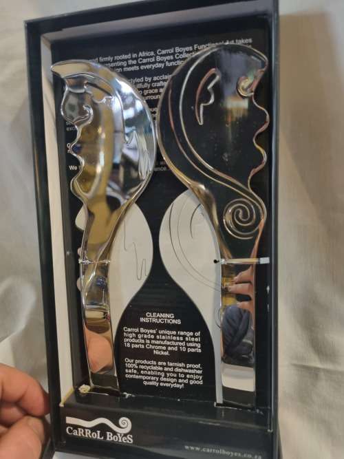 Carrol boyes kissing salad servers