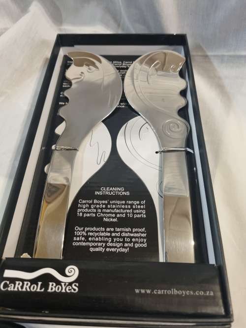 Carrol boyes kissing salad servers