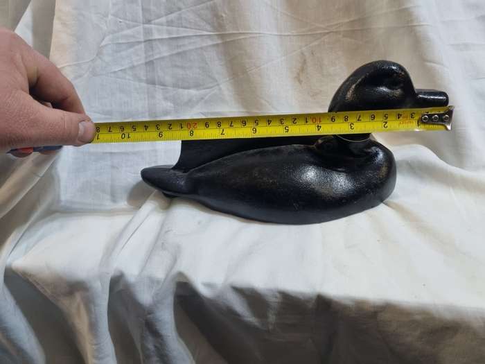 Cast iron duck boot scraper