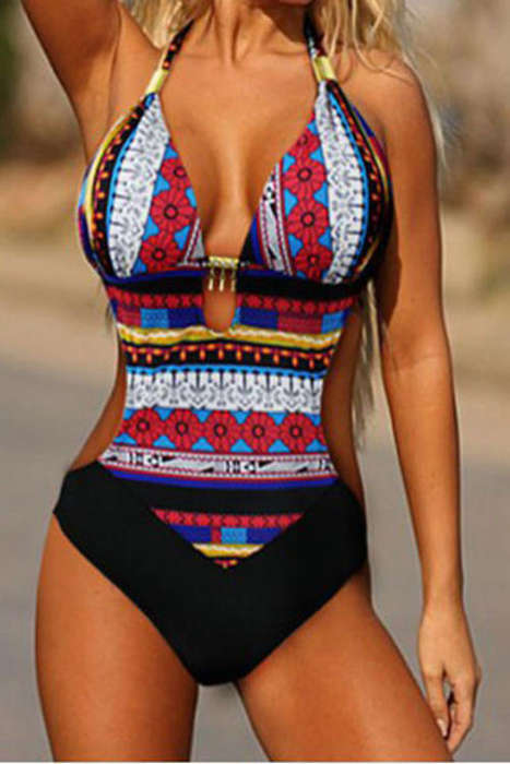 MAGNIFICENT MULTI COLOUR PRINT MONOKINI