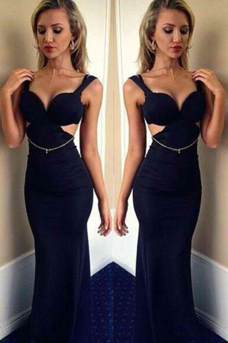 MAGNIFICENT MERMAID STYLE BACKLESS MAXI DRESS