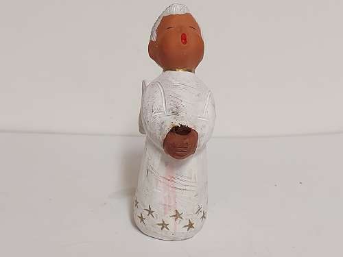 RARE ORIGINAL SINGER ENGEL BY JULLAR MADE IN SPAIN FIGURINE/CANDLE HOLDER