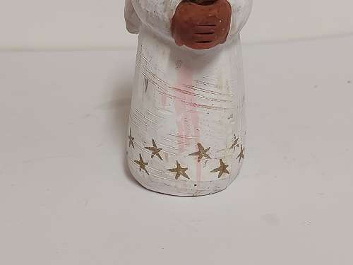 RARE ORIGINAL SINGER ENGEL BY JULLAR MADE IN SPAIN FIGURINE/CANDLE HOLDER