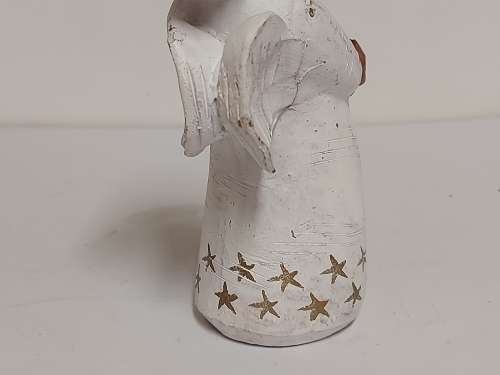 RARE ORIGINAL SINGER ENGEL BY JULLAR MADE IN SPAIN FIGURINE/CANDLE HOLDER