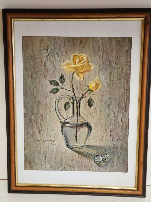 BEAUTIFUL HIGH RESOLUTION TRETCHIKOFF PRINT IN A  WOODEN FRAME