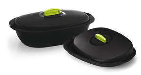 TUPPERWARE - Legacy Server PLUS free legacy platter!!! IN BLACK!