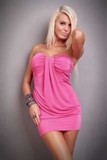 BRAND NEW - STUNNING BOOBTUBE PINK DRESS