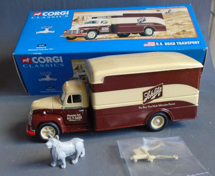 CORGI 1/50 SCALE - DIAMOMD T620 BOX VAN - BOXED
