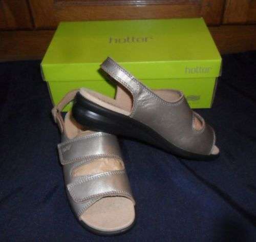 HOTTER COMFORT CONCEPTS SANDALS NEW SIZE 5 BRONZE UNWANTED GIFT