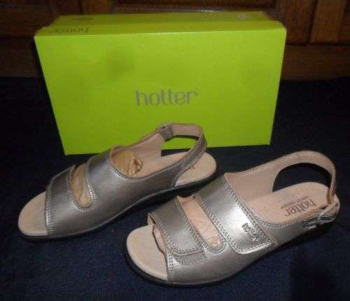 HOTTER COMFORT CONCEPTS SANDALS NEW SIZE 5 BRONZE UNWANTED GIFT