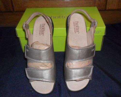 HOTTER COMFORT CONCEPTS SANDALS NEW SIZE 5 BRONZE UNWANTED GIFT
