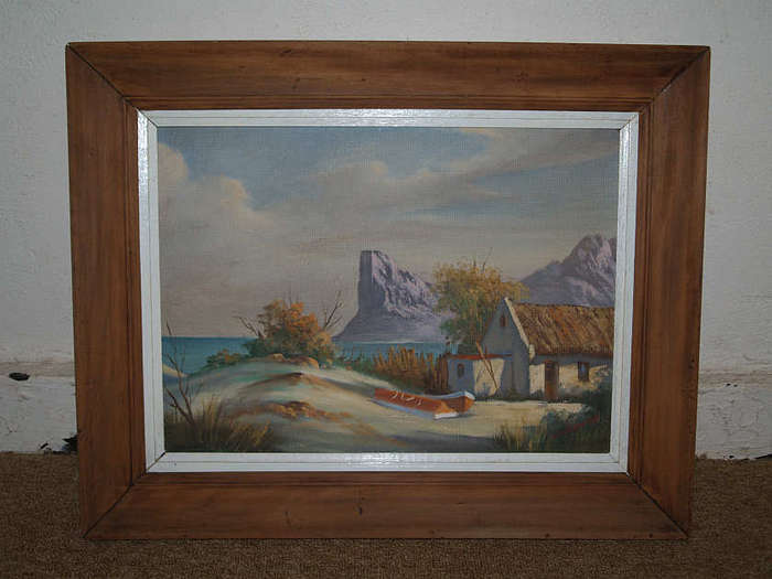 J. L FAURE - SOUTH AFRICAN - PAINTING OF HOUT BAY - SIGNED