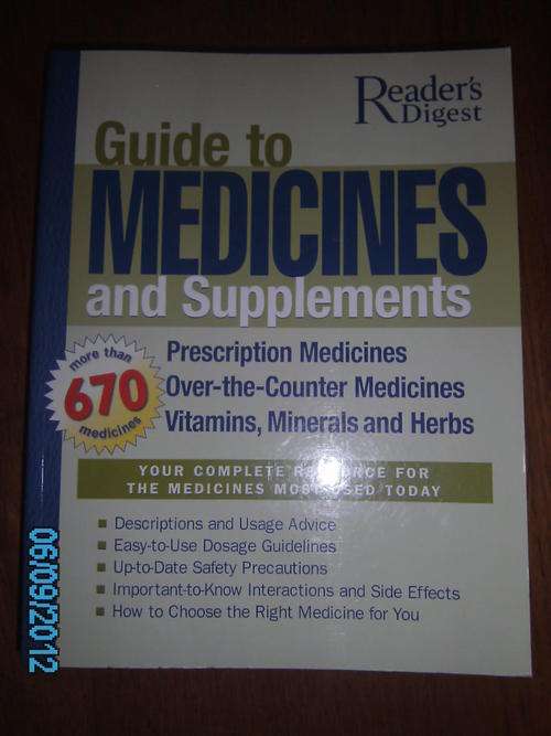 GUIDE TO MEDICINES AND SUPPLEMENTS by Reader's Digest (S/C)