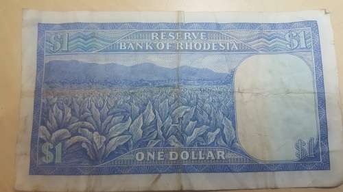 $1 One Dollar Reserve Bank of Rhodesia 1978