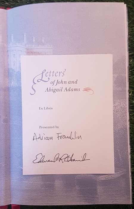 Letters of John and Abigail Adams. (Limited Edition)