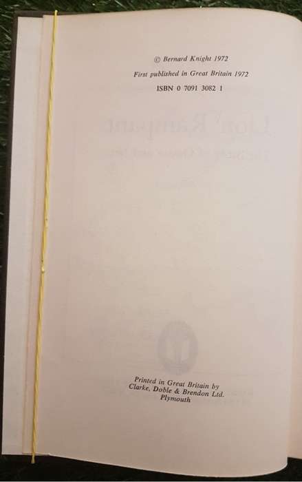 Lion Rampant - Bernard Knight.  (1st Edition)