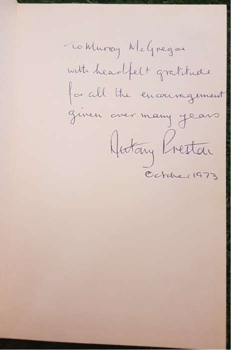 V and W Class Destroyers 1917-1945 (Inscribed by Author) - Antony Preston