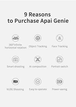 Apai Genie The smart personal robot cameraman