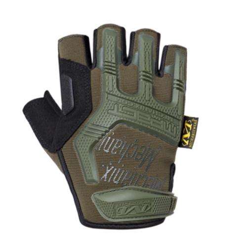 # 4 Non-slip Fingerless Gloves Half Finger Cycling Outdoor Climbing Hiking camping - GREEN