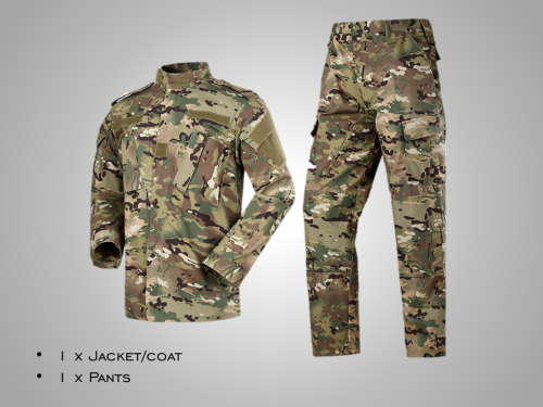 Tactical Uniform Set, Jacket + Pants - CP KHAKI