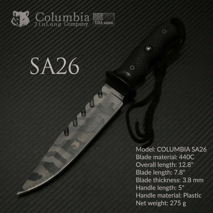 SA26 Multicolor Stainless Steel Knife
