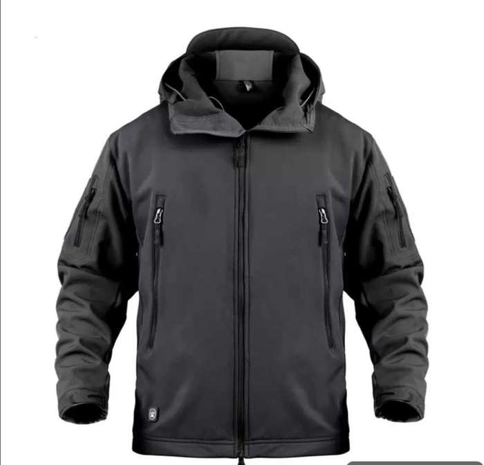 Tactical Jackets for Men Military, Hunting Warm Jacket, Parka Jacket Black