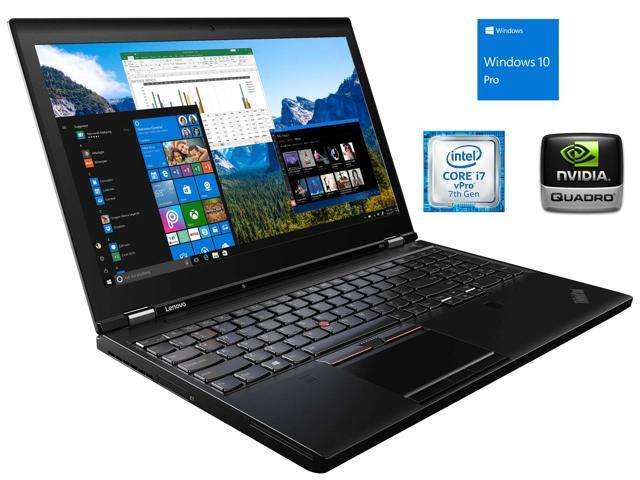 Lenovo ThinkPad P51, Intel Quad-Core i7-7700HQ, 8GB DDR4 RAM, 512GB SSD, 15.6" FHD,4GB NVIDIA Quadro