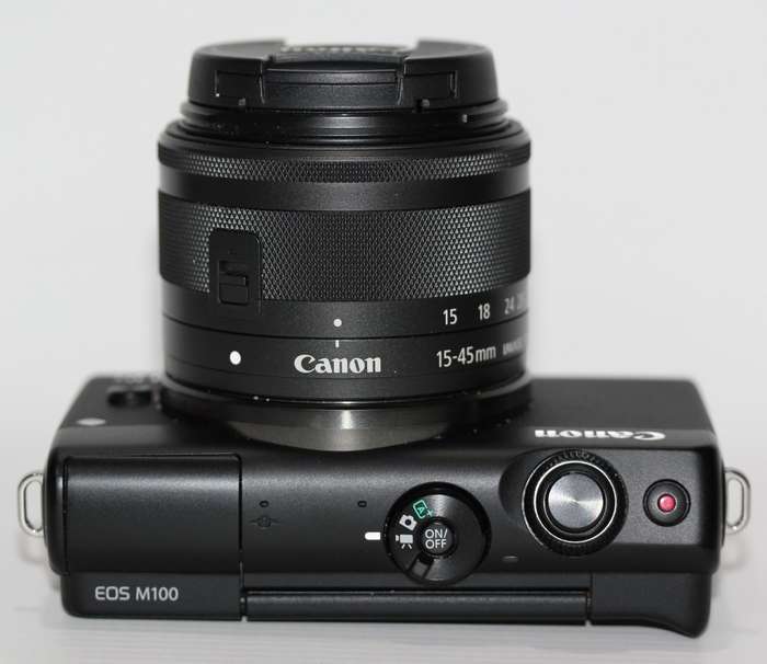 Canon EOS M100 Mirrorless Camera w/ 15-45mm Lens - Wi-Fi, Bluetooth, and NFC enabled