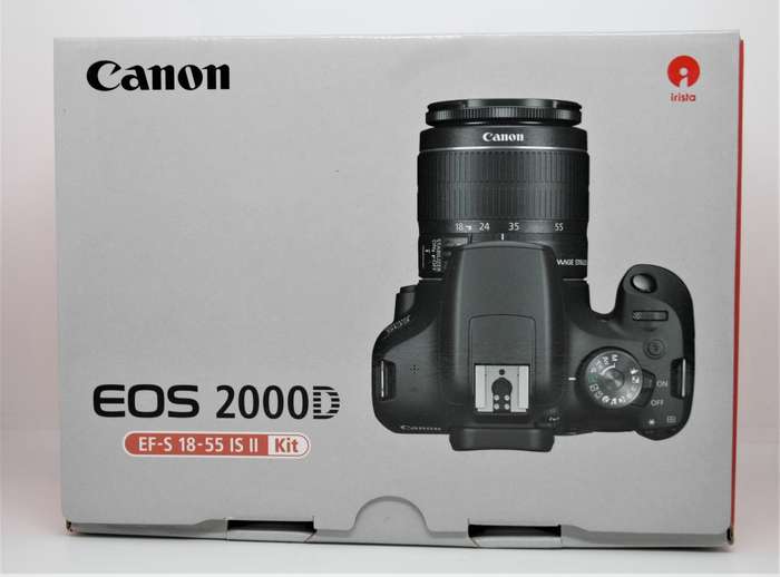 Canon EOS 2000D 24MP DSLR, FULL HD MOVIES , 18-55MM ZOOM LENS IN NEW CONDITION