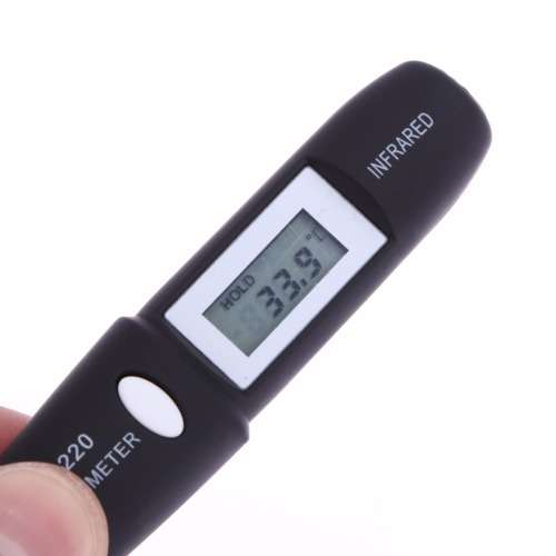 Pen Type Mini Non-Contact Infrared Thermometer IR Temperature Measuring LCD Display