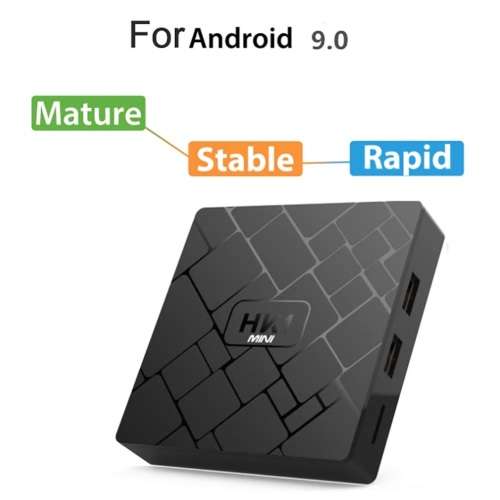 HK1 Mini Quad Core 2+16GB 4K HD WiFi TV Set-Top Box Media Player for Android 9.0